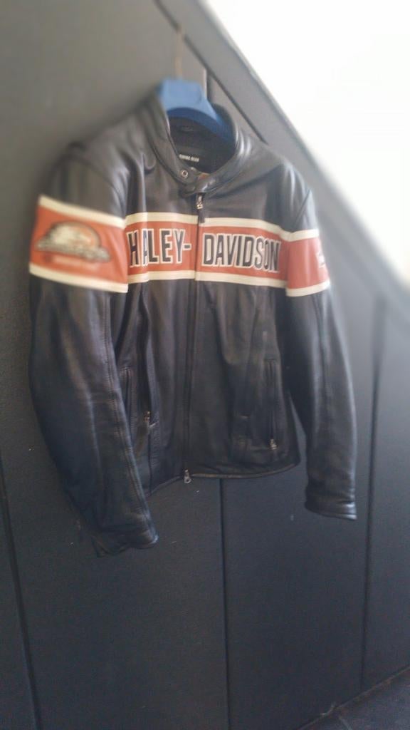 Harley-Davidson Screaming Eagle Leren Jas maat m  52, Harley-Davidson, Heren, Jas | leer, Ophalen of Verzenden