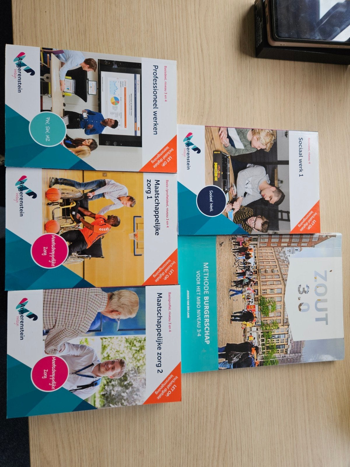 Lesboeken Maatschappelijke Zorg MBO (Angerenstein), Ophalen, Gamma, Gelezen, MBO