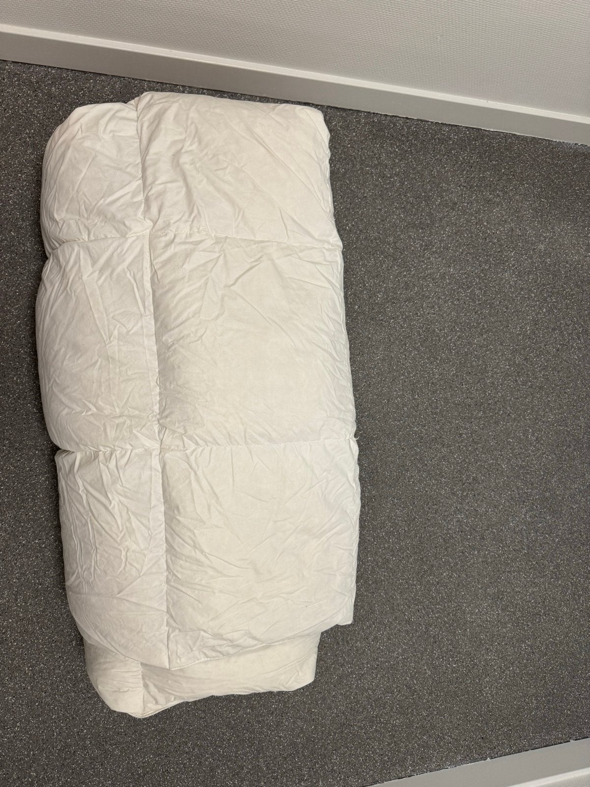 Dekbed 4 seizoenen 200x200cm eendenveren/dons, Ophalen of Verzenden, Zo goed als nieuw, Deken of Dekbed