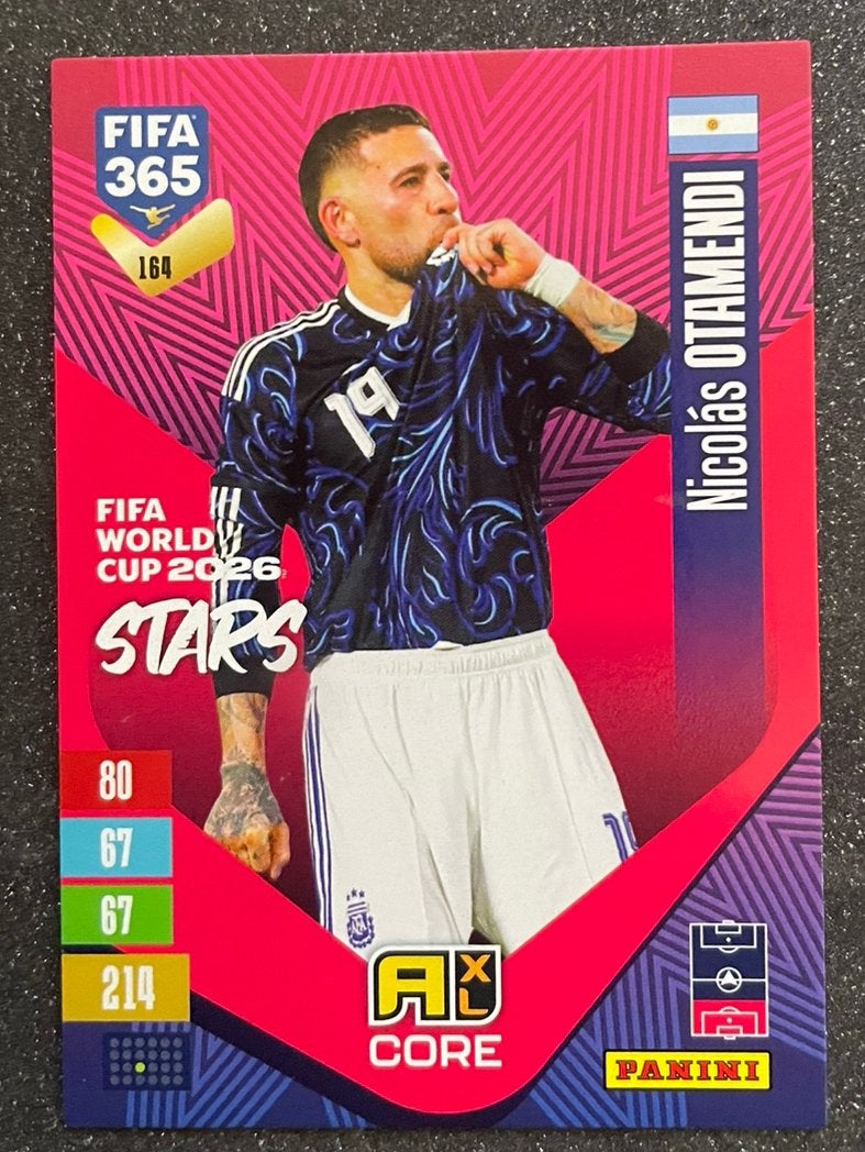 Panini Fifa365 2027 WORLD CUP 2026 STARS OTAMENDI ARGENTINA, Verzenden, Zo goed als nieuw, Plaatje