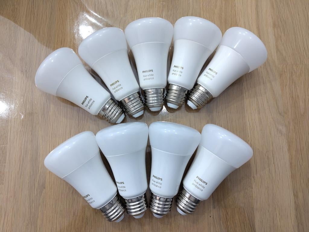 Philips Hue White Ambiance E27 LED Lamp (read ad for price!), Led-lamp, Minder dan 30 watt, Zo goed als nieuw, E27 (groot)