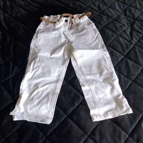 Witte Zomerbroek, Verzenden, Zo goed als nieuw, Meisje, Broek