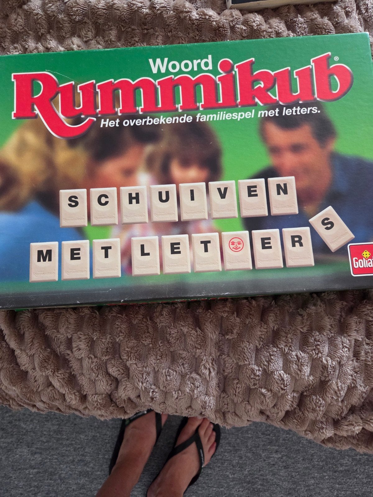 Woord Rummikub - Het overbekende familiespel met letters, Drie of vier spelers, Ophalen of Verzenden, Gebruikt, Goliath