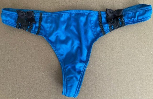 Blauwe Pleasure State string, maat S, Pleasure State, Verzenden, Blauw, String