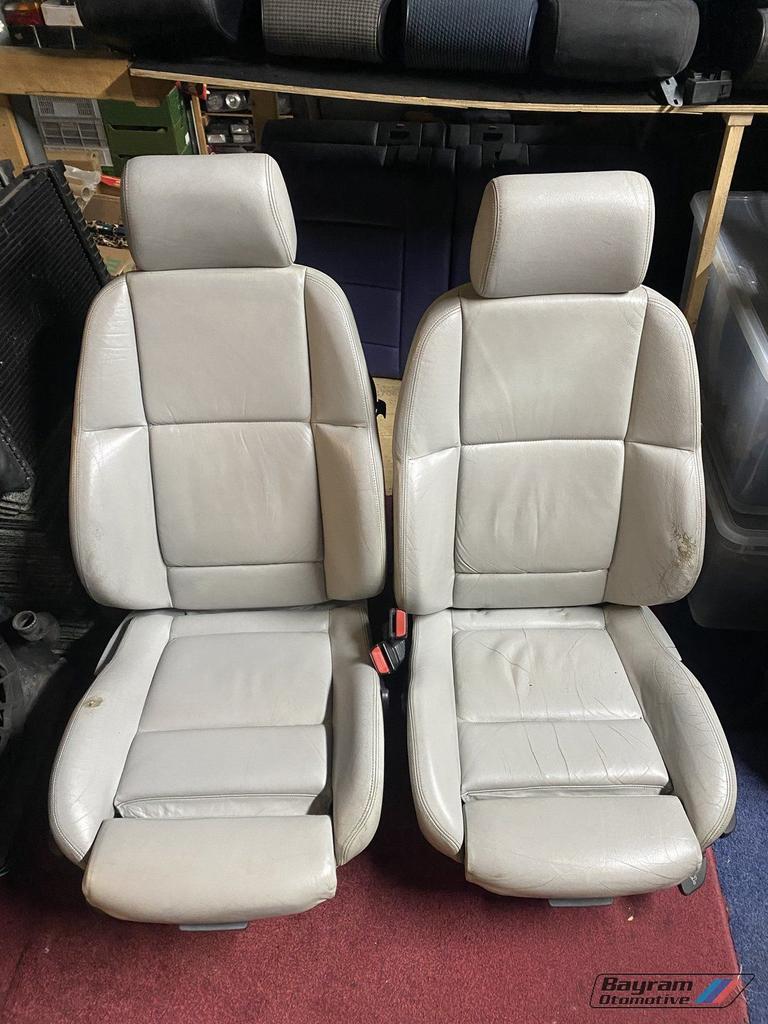 Bmw E36 cabrio voorstoelen coupe sport M3 wit/ grijs 3-serie, Gebruikt, -, -, Ophalen of Verzenden