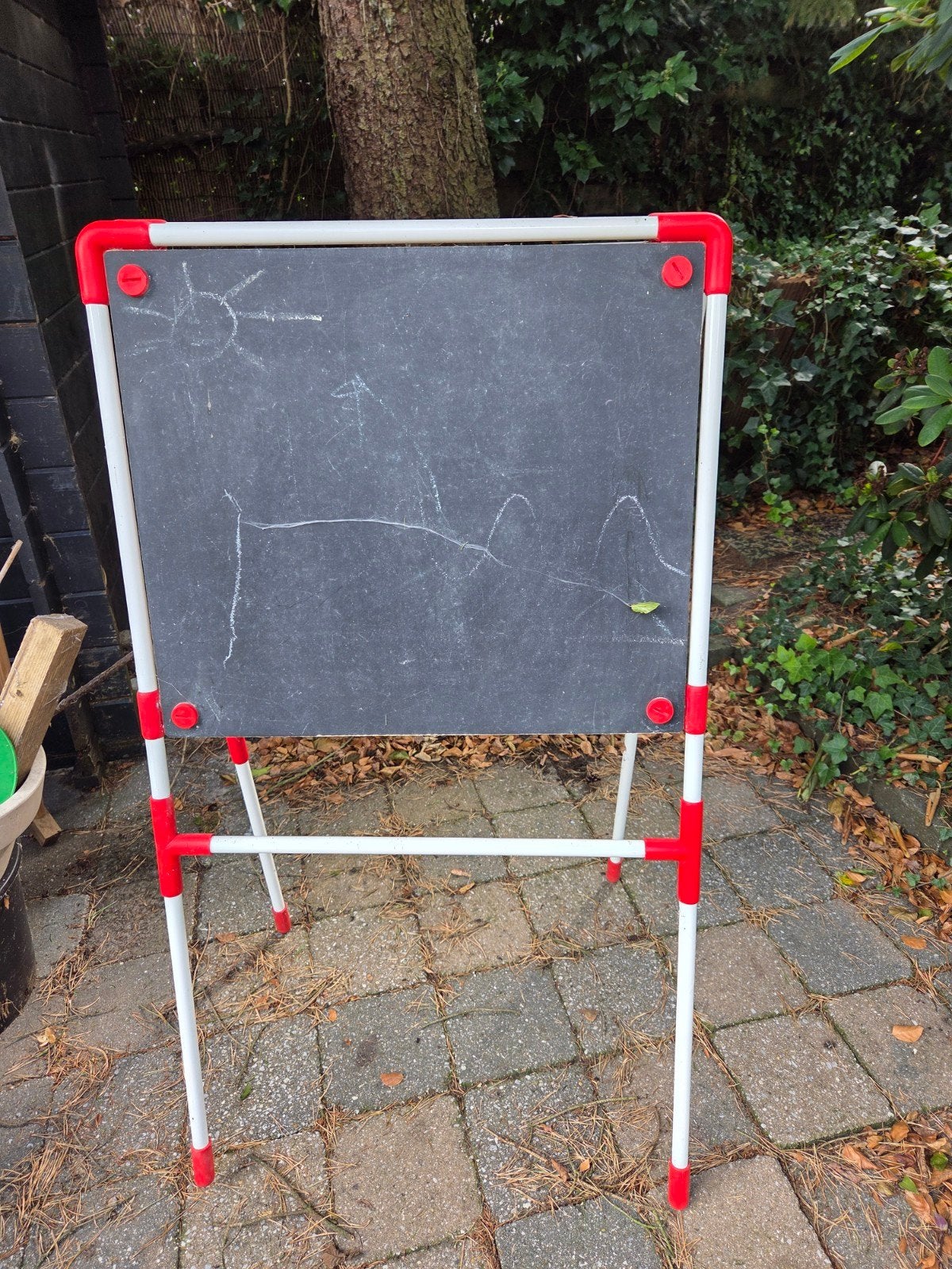 gratis schoolbord tweezijdig, Ophalen, Gebruikt, Krijtbord