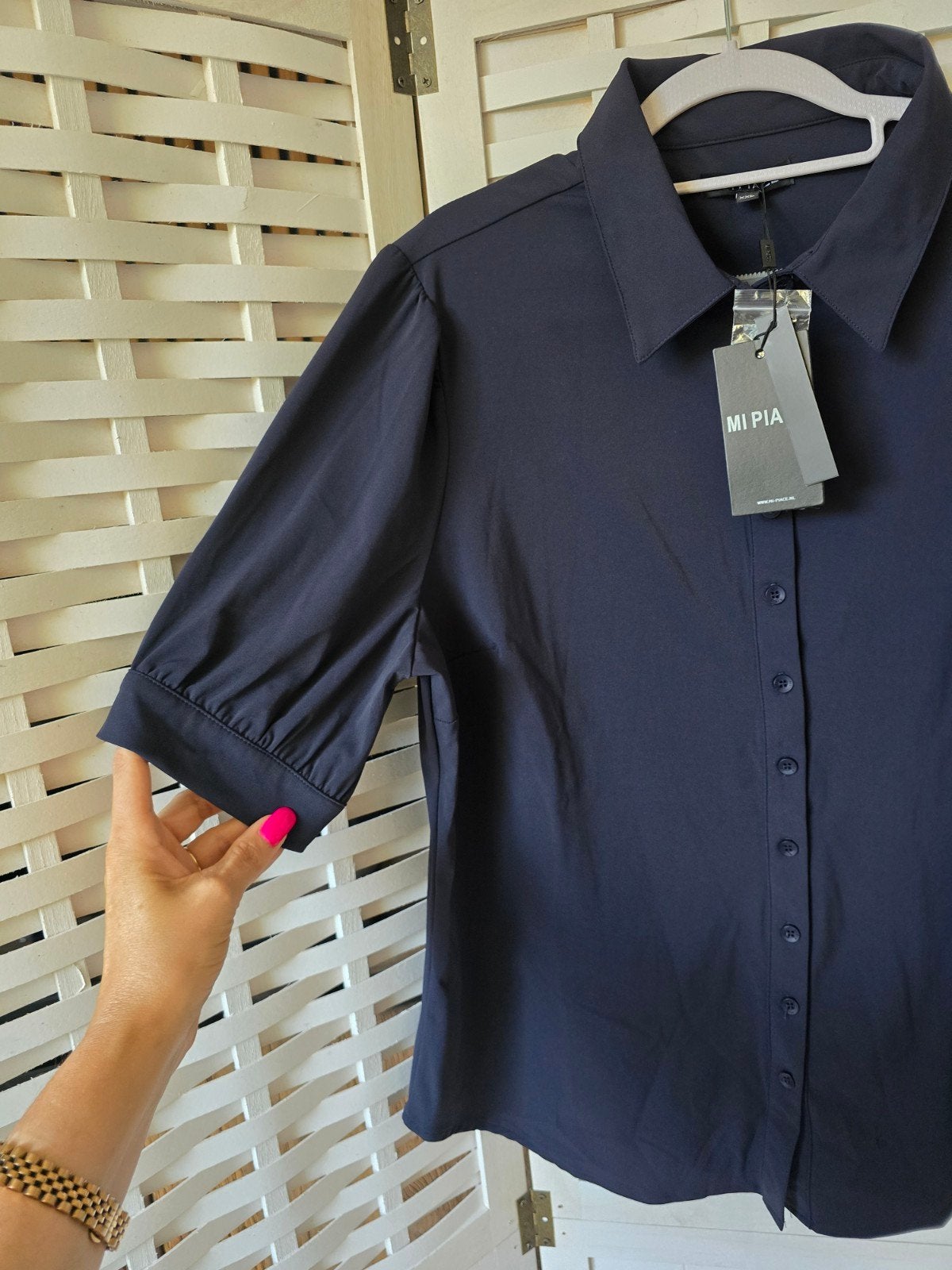 Nieuw mi piace travel xxl navy, Ophalen of Verzenden, Nieuw, Maat 46/48 (XL) of groter, Blauw