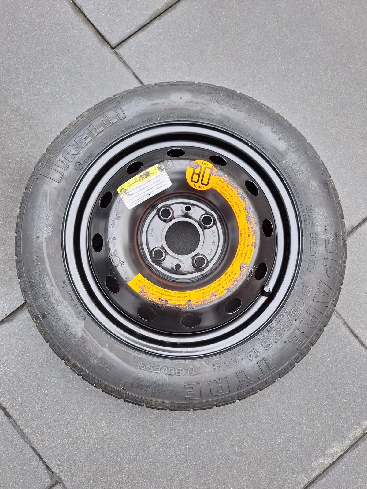 Thuiskomer reservewiel Ford Ka, Fiat 500, Alfa Romeo Mito, Ophalen, Nieuw