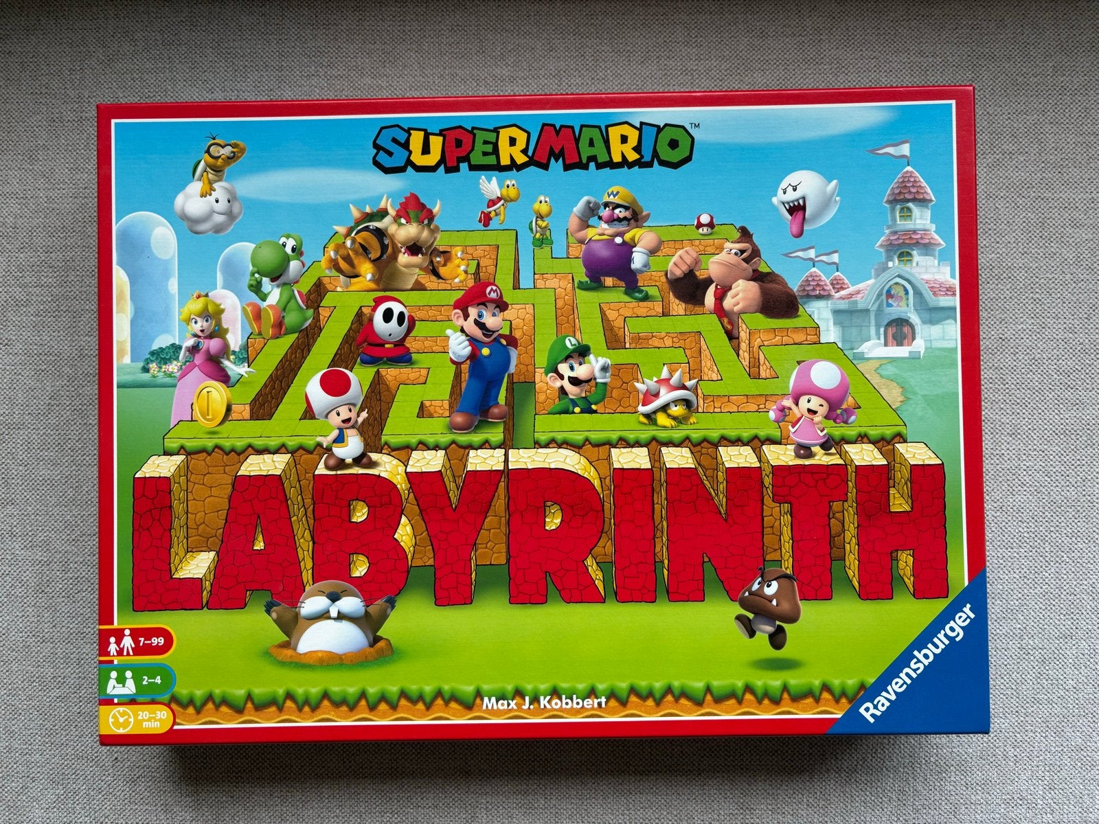 Labyrinth Super Mario Editie - Ravensburger Bordspel, Ophalen of Verzenden, Zo goed als nieuw