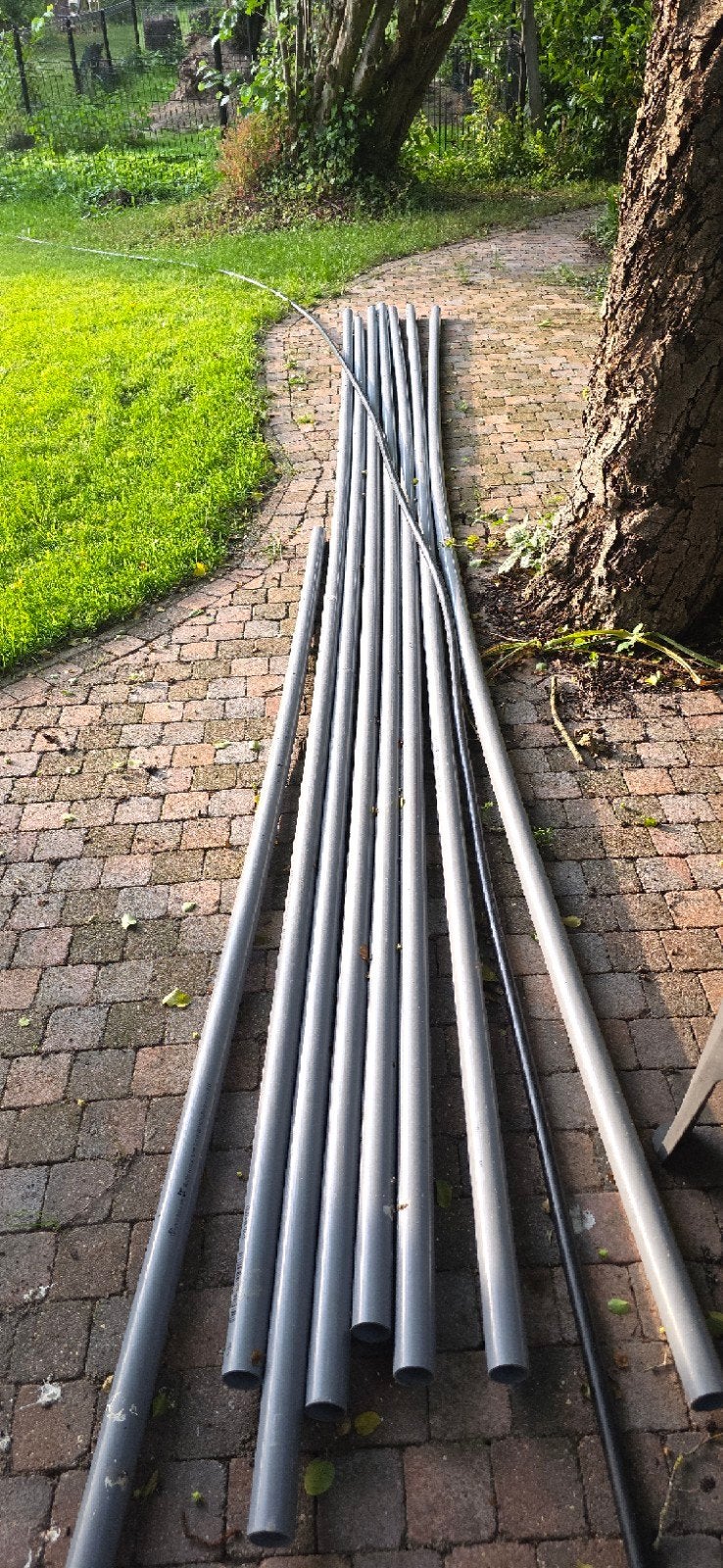 Pvc rond 60mm, lengte 5 meter, Ophalen, Pvc, Nieuw, 4 tot 6 meter