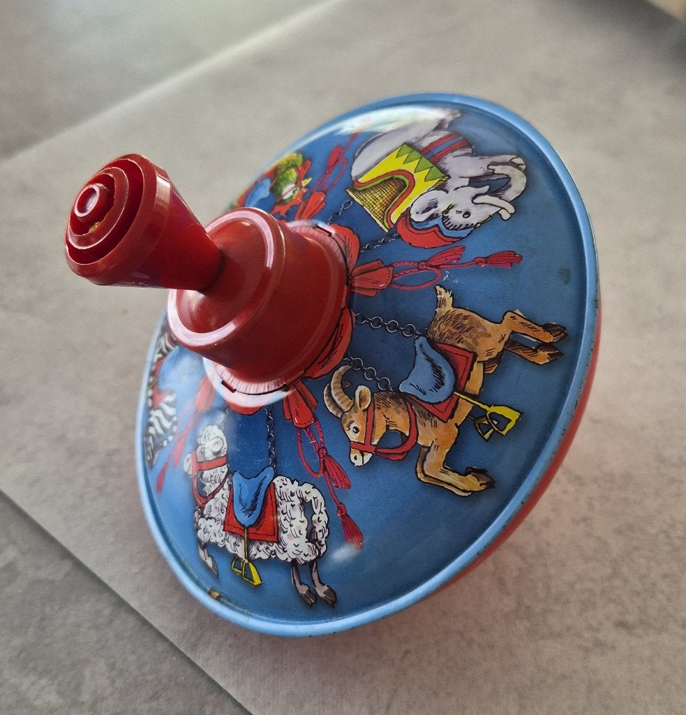 Leuke blikken tol, Ophalen of Verzenden, Zo goed als nieuw, Jongen of Meisje