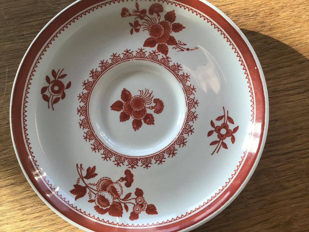 Antiek servies, “Spode Gloucester red by Spode”, Ophalen of Verzenden