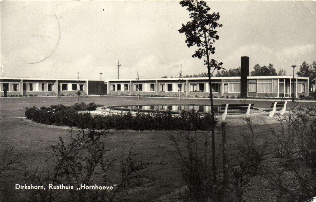 Dirkshorn, Rusthuis Hornhoeve - gelopen, Ophalen of Verzenden, Voor 1920, Gelopen, Friesland