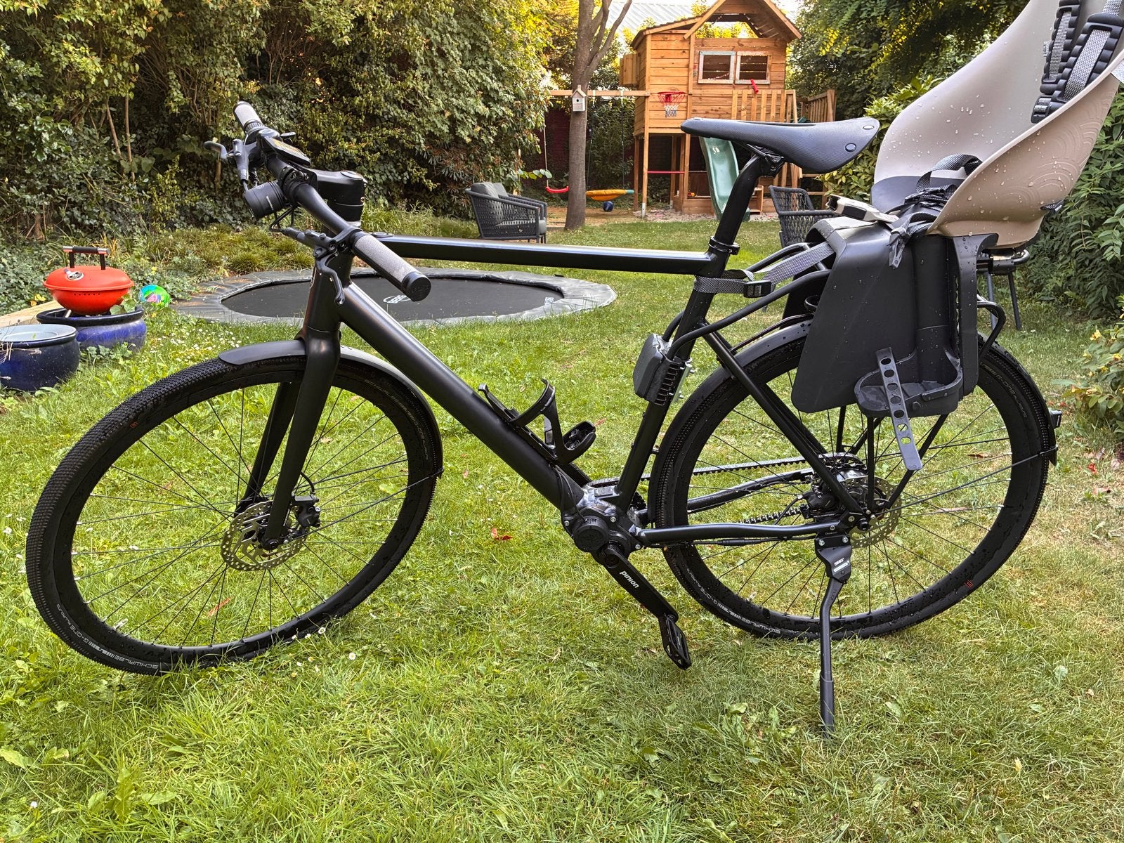 Deskinio X35 Urban Pinion C1.6 Fiets - Magic Black (L), Zo goed als nieuw, 57 tot 61 cm, Schijfrem, Ophalen