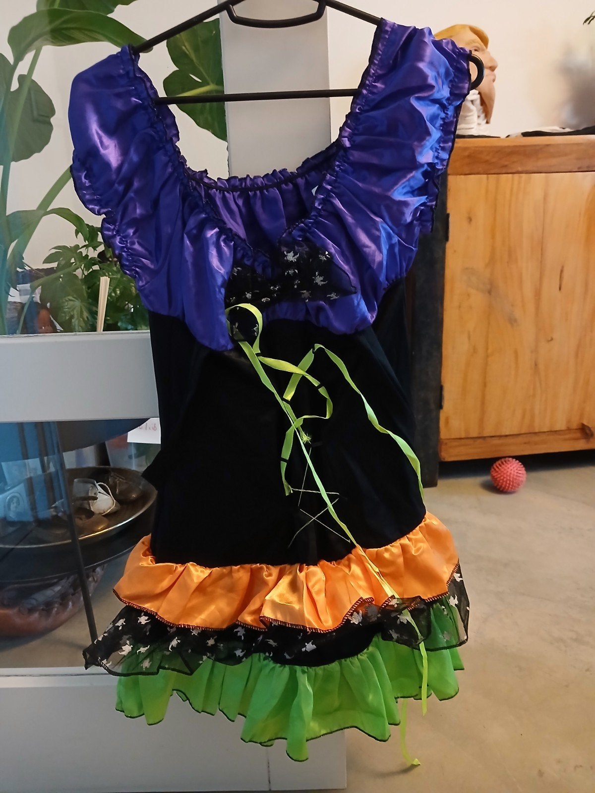 Heksenjurk Halloween Verkleedkleding Maatje S, Ophalen of Verzenden, Nieuw, Meisje