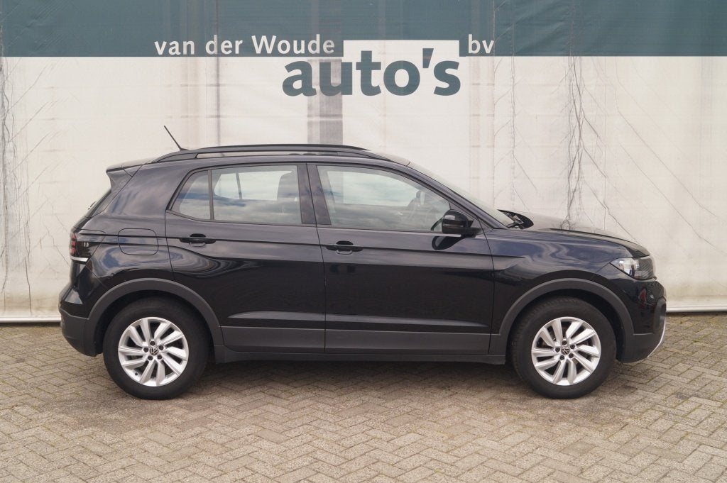 Volkswagen T-Cross 1.0 TSI Life -NAVI-PDC-AIRCO-DAB-CARPLAY-, Dealer onderhouden, Gebruikt, Euro 6, 95 pk
