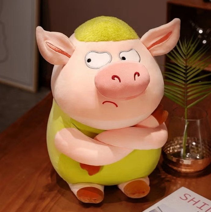 Grote knuffel Arrogant varken (35cm), Ophalen of Verzenden, Nieuw, Overige typen