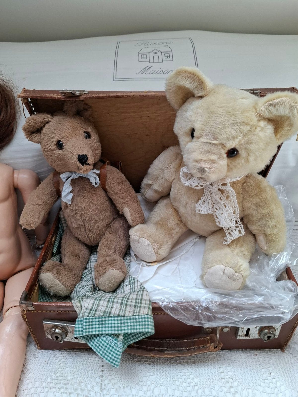 poppen en beren tasjes Kegels beertje rugzak, Antiek en Kunst, Ophalen of Verzenden