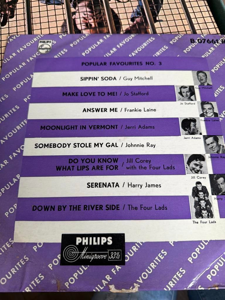 Philips Popular Favourites No. 3 LP - Diverse Artiesten, Ophalen, Voor 1960, Gebruikt, 12 inch