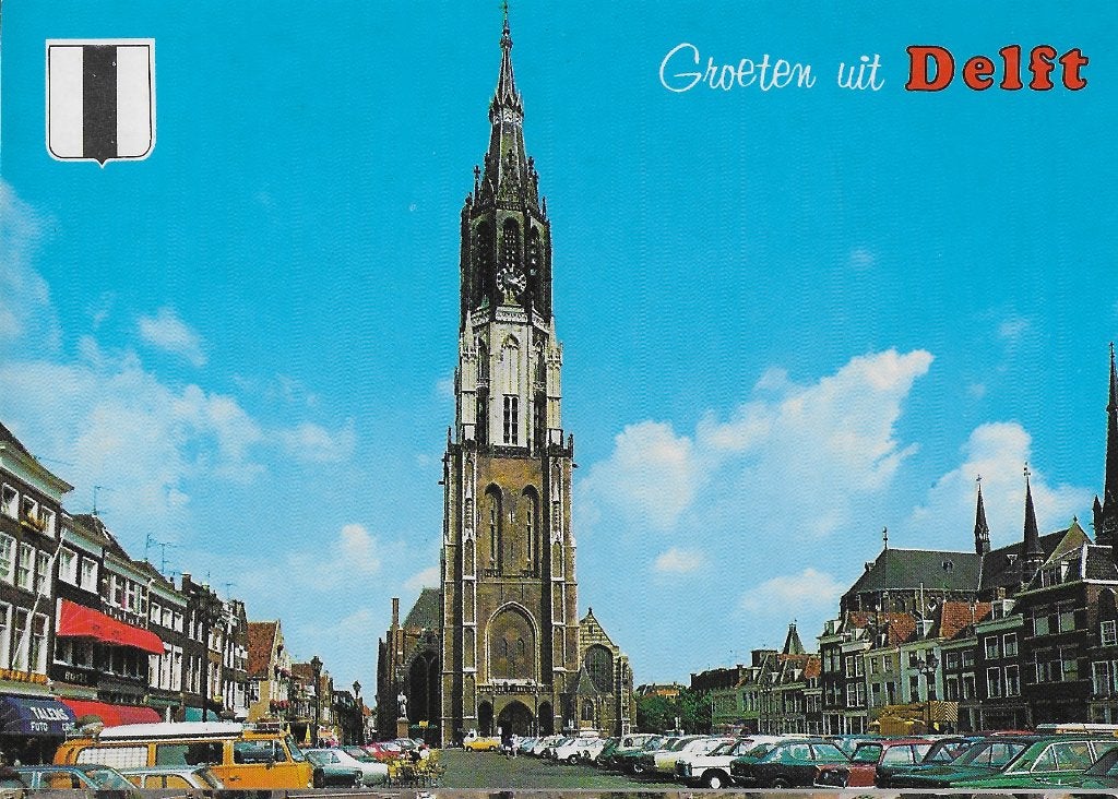 Delft Ongelopen Ansichtkaart ( 1562 ), Ophalen of Verzenden, 1980 tot heden, Ongelopen, Zuid-Holland