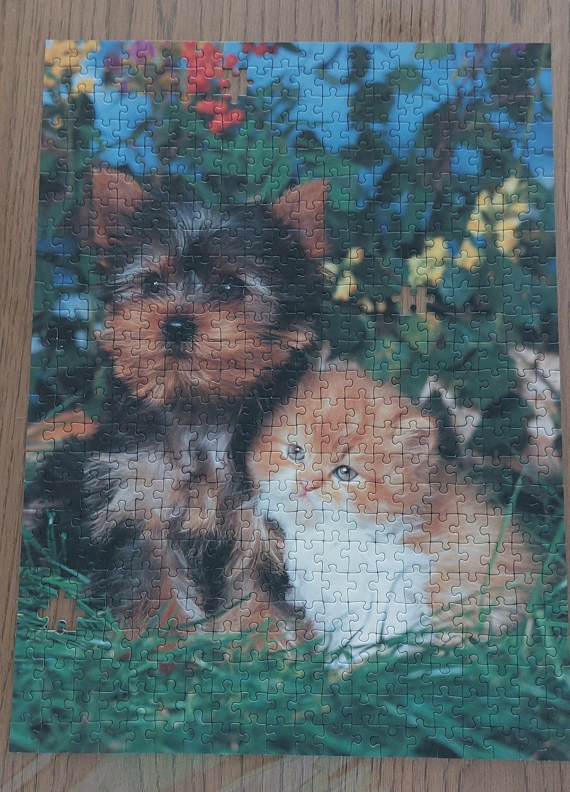 Ravensburger Legpuzzel 500 stukjes: Hondje en Katje, Ophalen of Verzenden, 500 t/m 1500 stukjes, Gebruikt