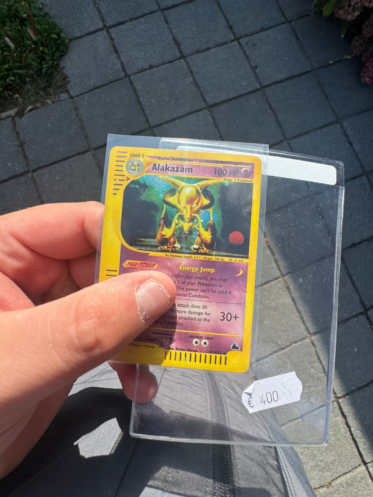 Alakazam Skyridge H32 HOLO, Ophalen of Verzenden, Zo goed als nieuw