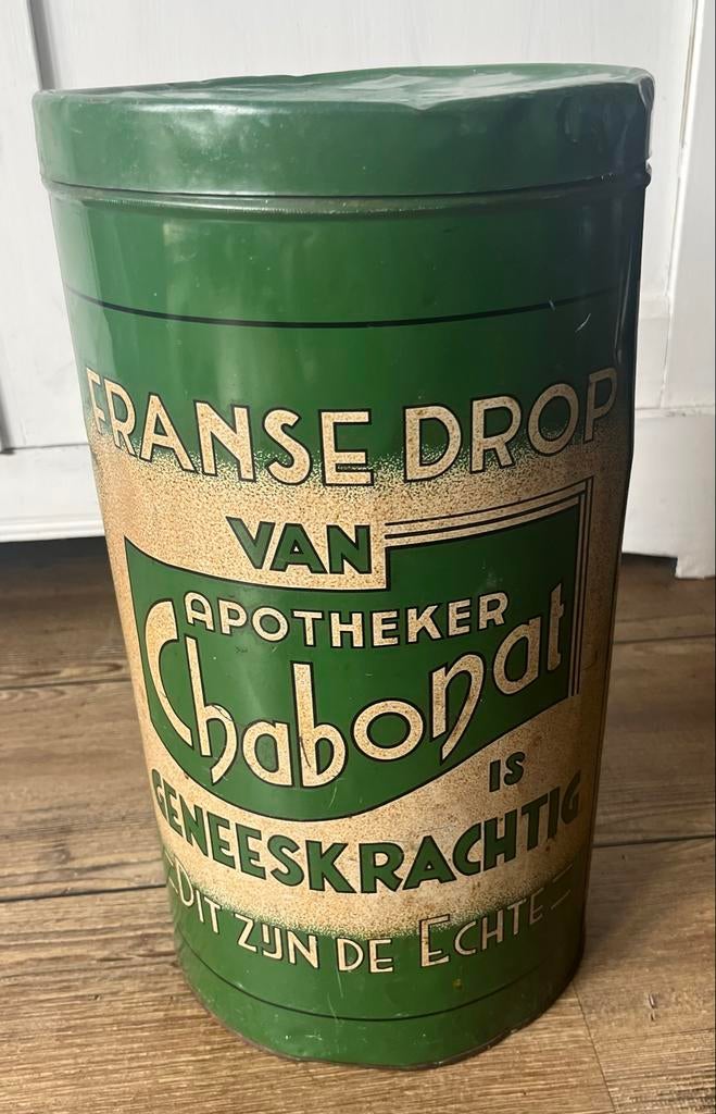 Oud frans apothekersblik, Verzamelen, Blikken, Ophalen of Verzenden, Gebruikt, Overige