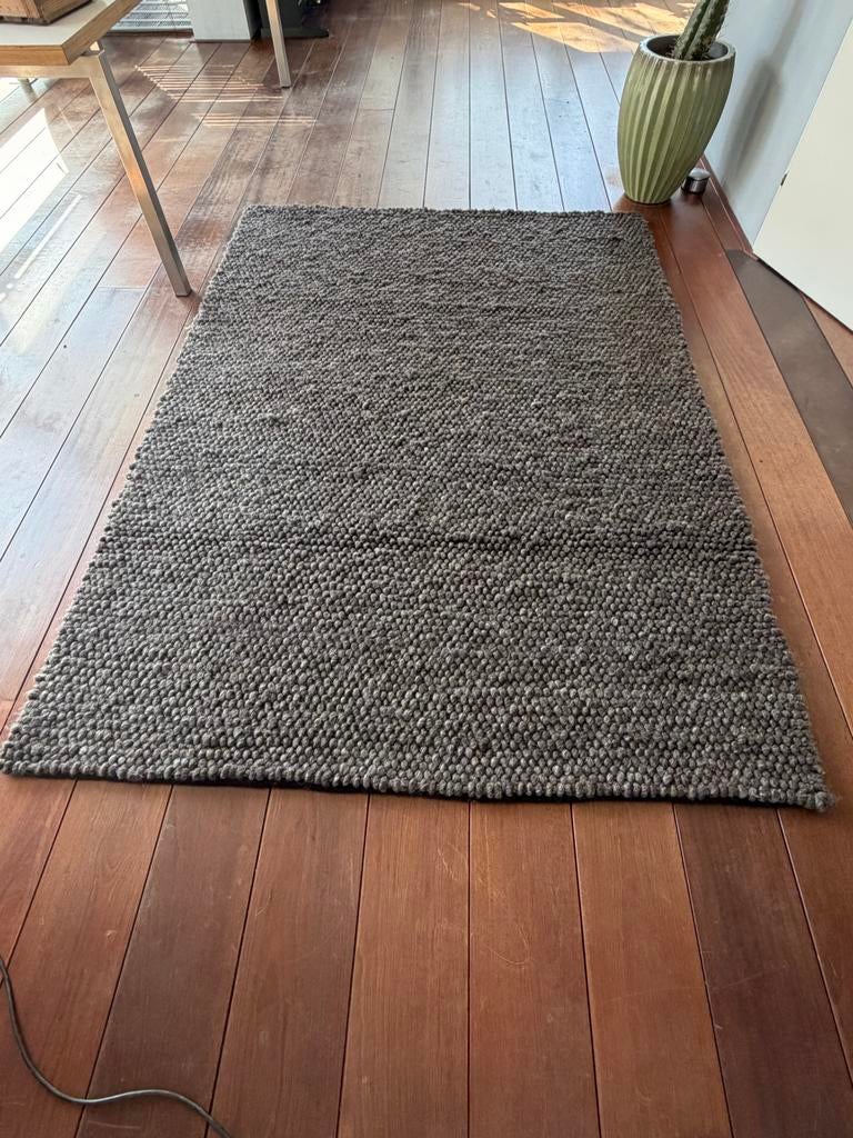 IKEA HJORTHEDE Vloerkleed - 170x240 cm - Grijs, Huis en Inrichting, Stoffering | Tapijten en Kleden, Ophalen, Zo goed als nieuw