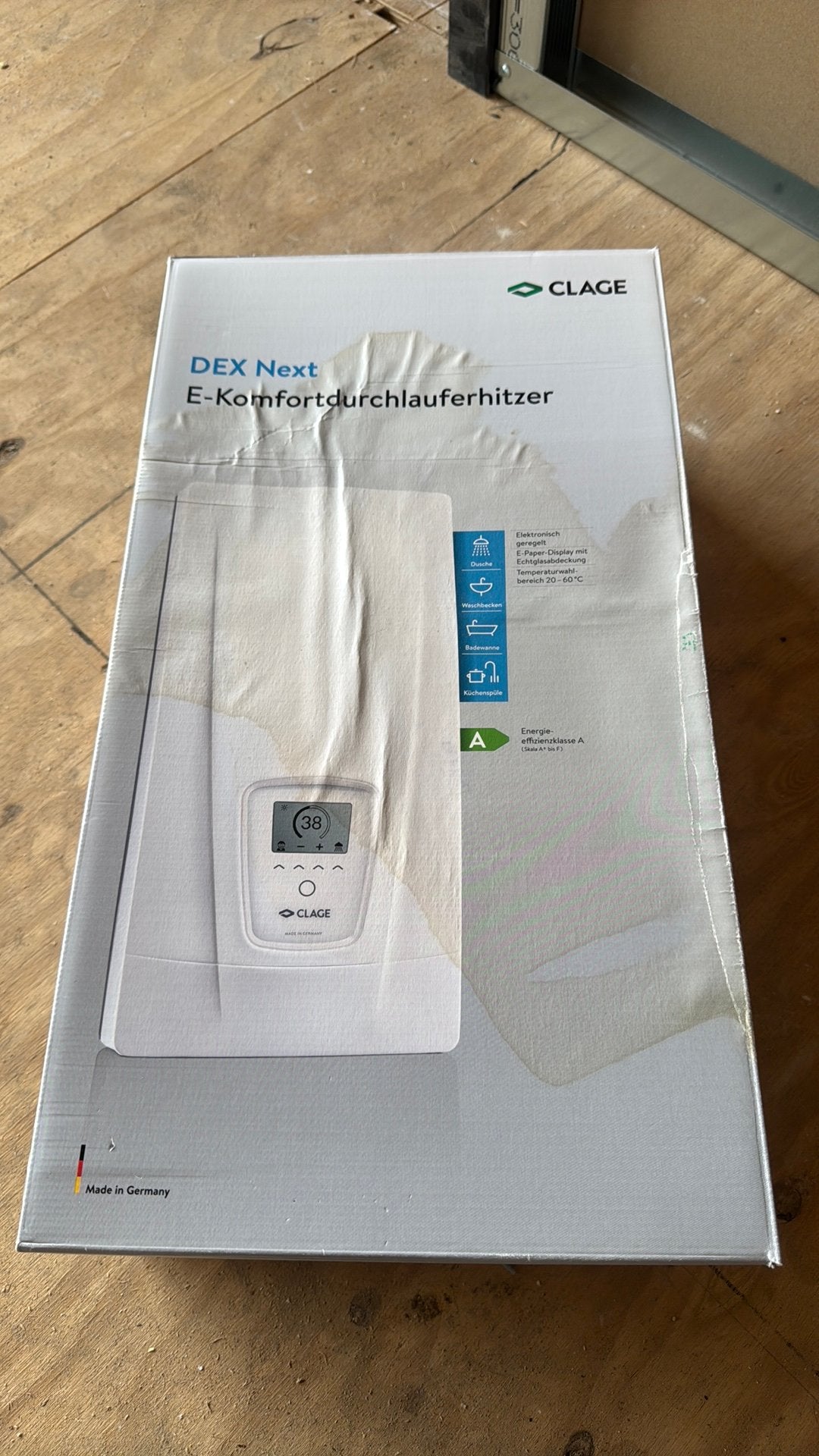 Te koop doorstroom boiler, Ophalen, Nieuw, Boiler, Minder dan 3 jaar oud