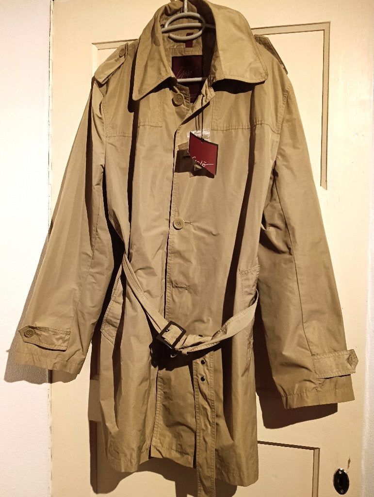 Trench coat maat L – nieuw met kaartje eraan, Ophalen of Verzenden, Nieuw, Maat 52/54 (L), Beige