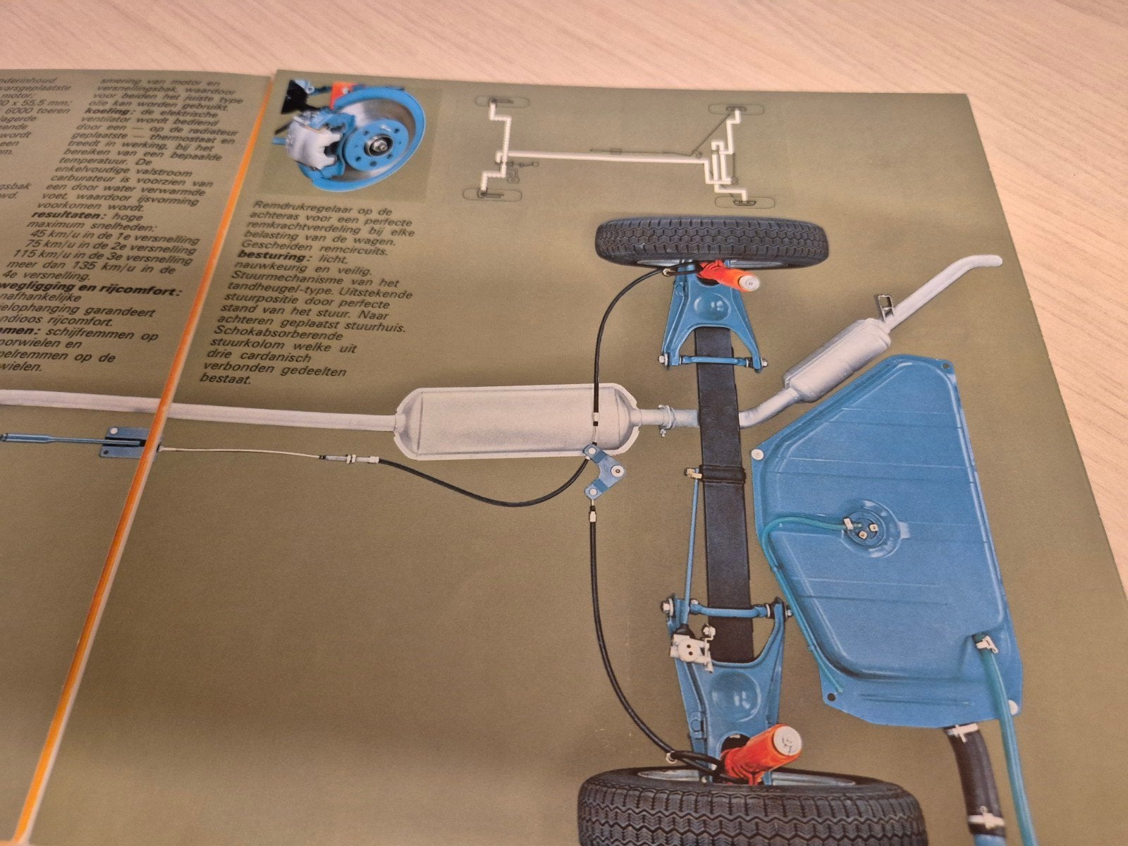1970 Fiat 128 Nederlandse folder mooie uitgave izgst, Ophalen of Verzenden, Zo goed als nieuw, Overige merken