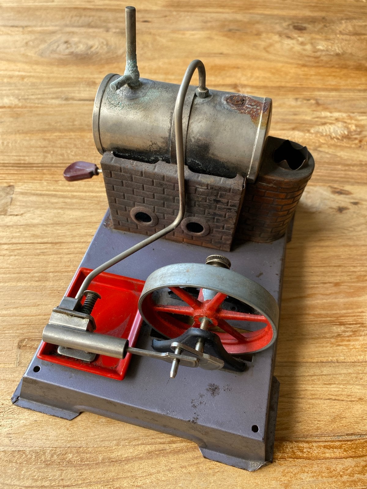 Antieke stoommachine model, Ophalen of Verzenden