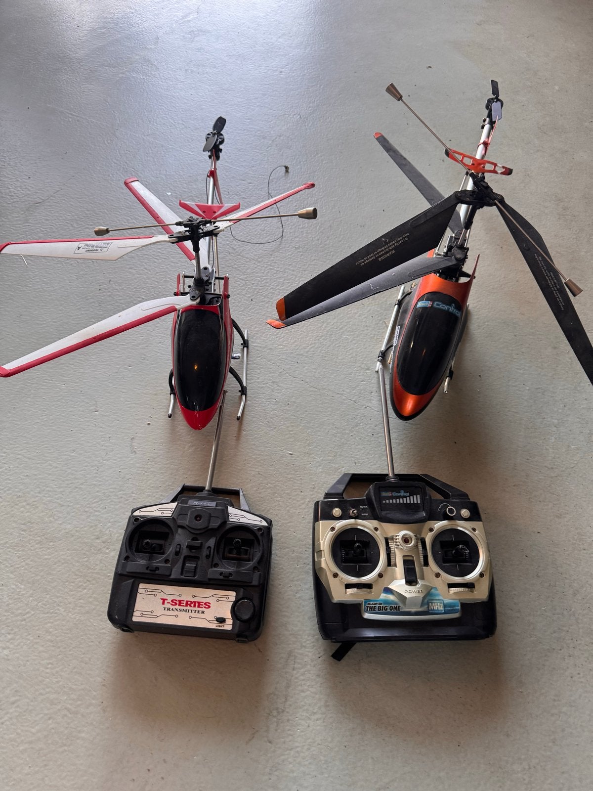 RC Helikopters (2 stuks) - Hobby projectje, Ophalen of Verzenden, Gebruikt, Elektro, Helikopter