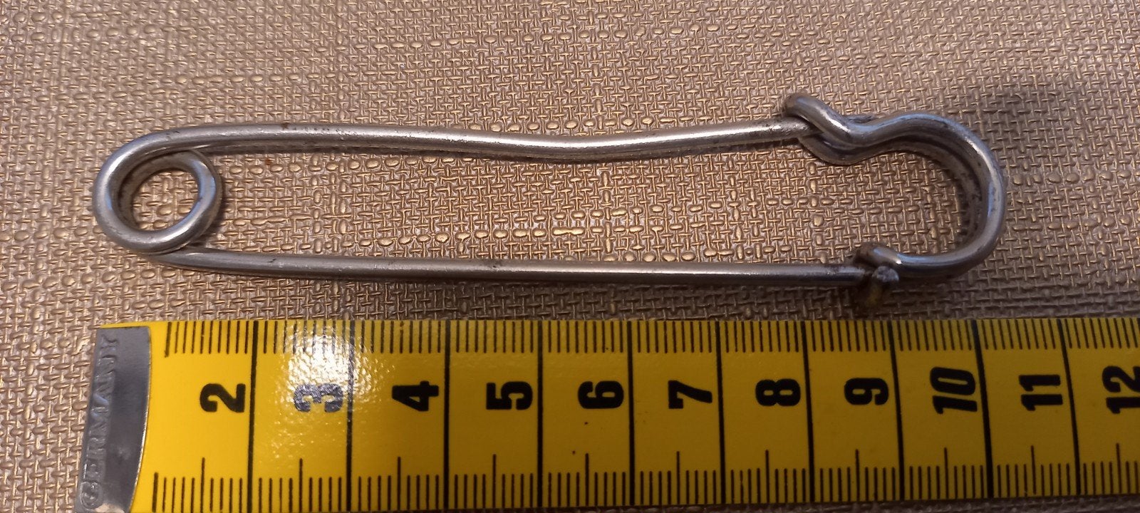 Vintage Zilverkleurige Rok- of Kiltspeld, Overige materialen, Gebruikt, Ophalen of Verzenden, Zilver
