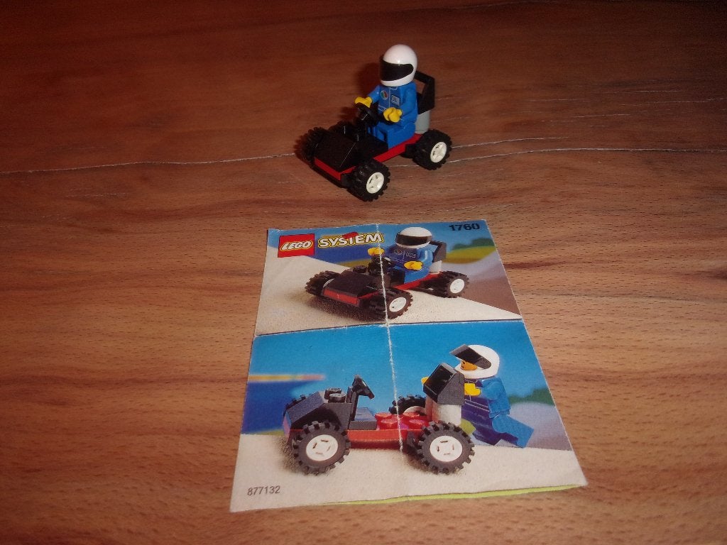 Lego Town 1760-1 Go-Cart uit 1995, Compleet, Gebruikt, Overige thema's, Lego