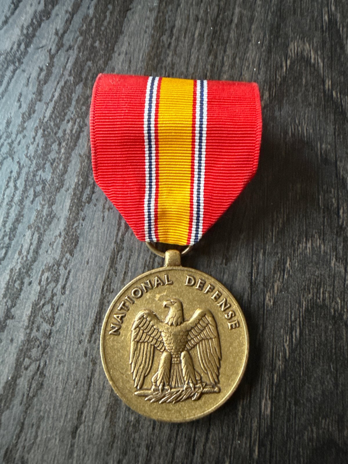 Amerikaanse National Defense Service Medaille, Verzamelen, Ophalen of Verzenden, Overige soorten, Amerika, Lintje, Medaille of Wings