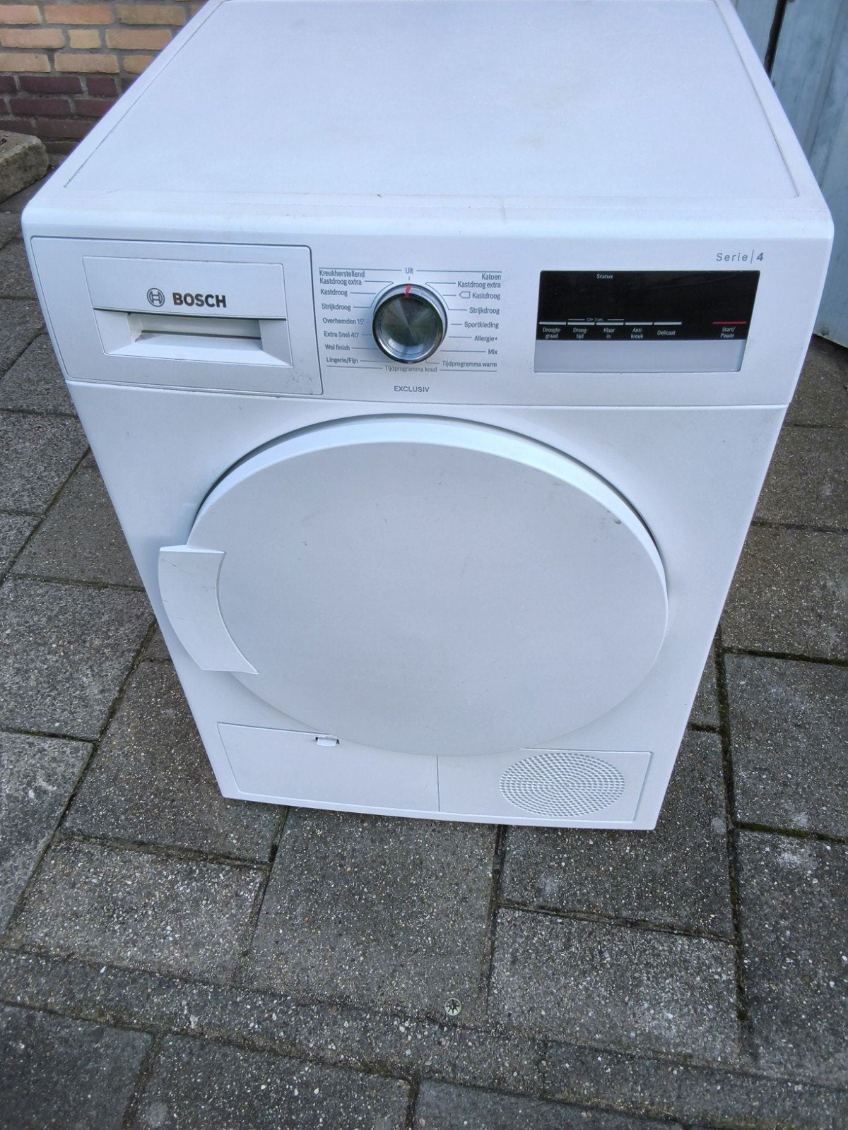 Bosch condensdroger 8 kilo helemaal schoongemaakt van binnen, Ophalen, Gebruikt, Voorlader, Condens