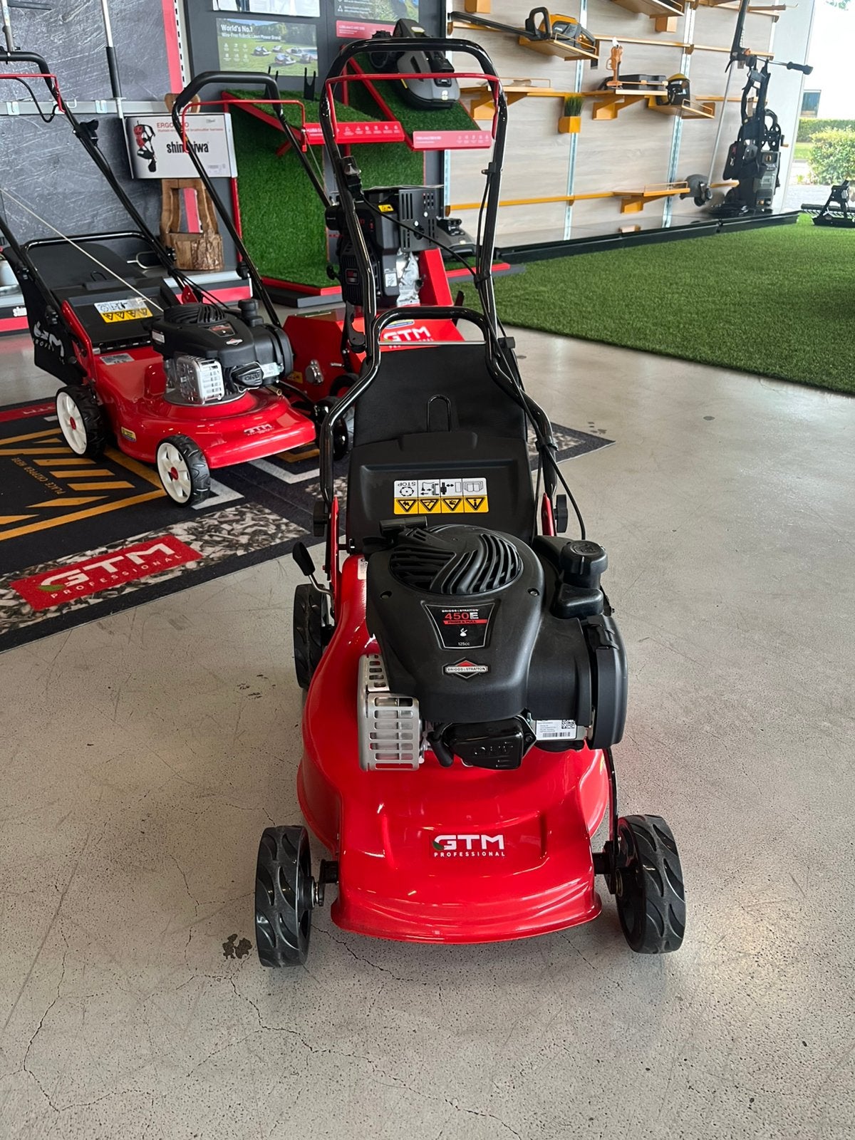 Najaars actie grasmaaier met Briggs&Stratton motor 40cm, Ophalen, Cirkelmaaier, Nieuw, Opvangbak