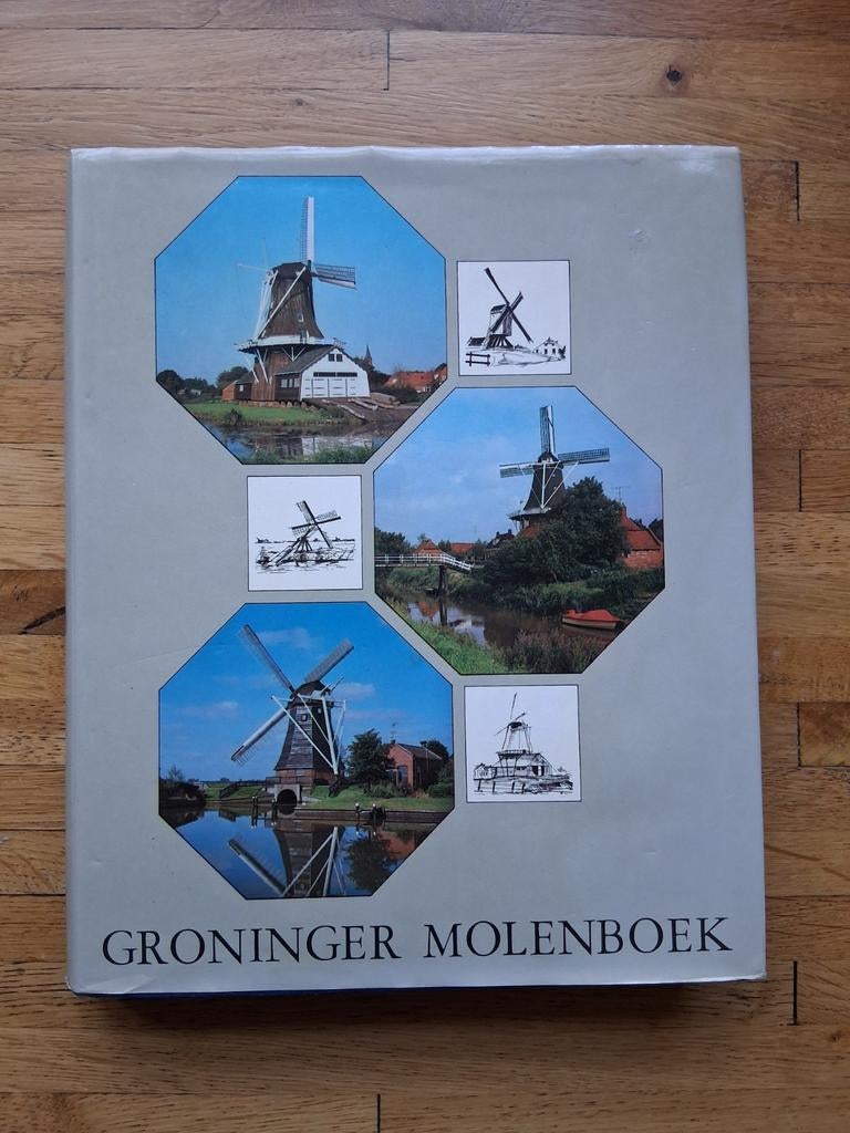 Groninger molenboek geschiedenis fotoboek en informatie, Boeken, Ophalen of Verzenden, Zo goed als nieuw