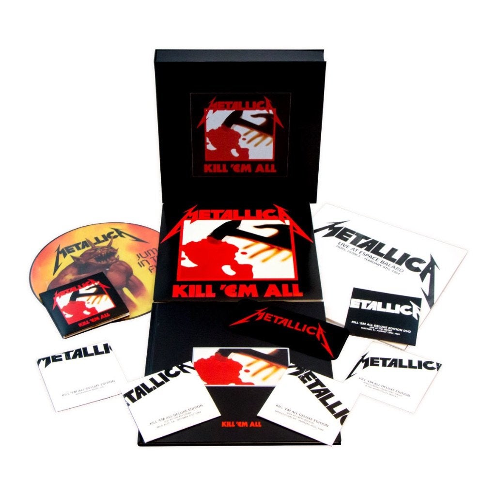 Vinyl 4LP + 5Cd + Dvd Box Set Metallica Kill Em All NIEUW, Boxset, Overige formaten, Ophalen of Verzenden, Inclusief poster