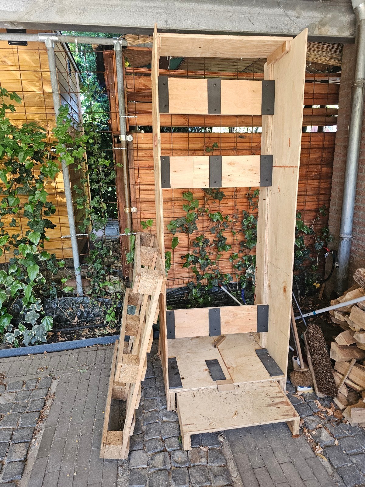 Pallet en plaatmateriaal, Ophalen, 50 mm of meer, Pallet, Minder dan 200 cm