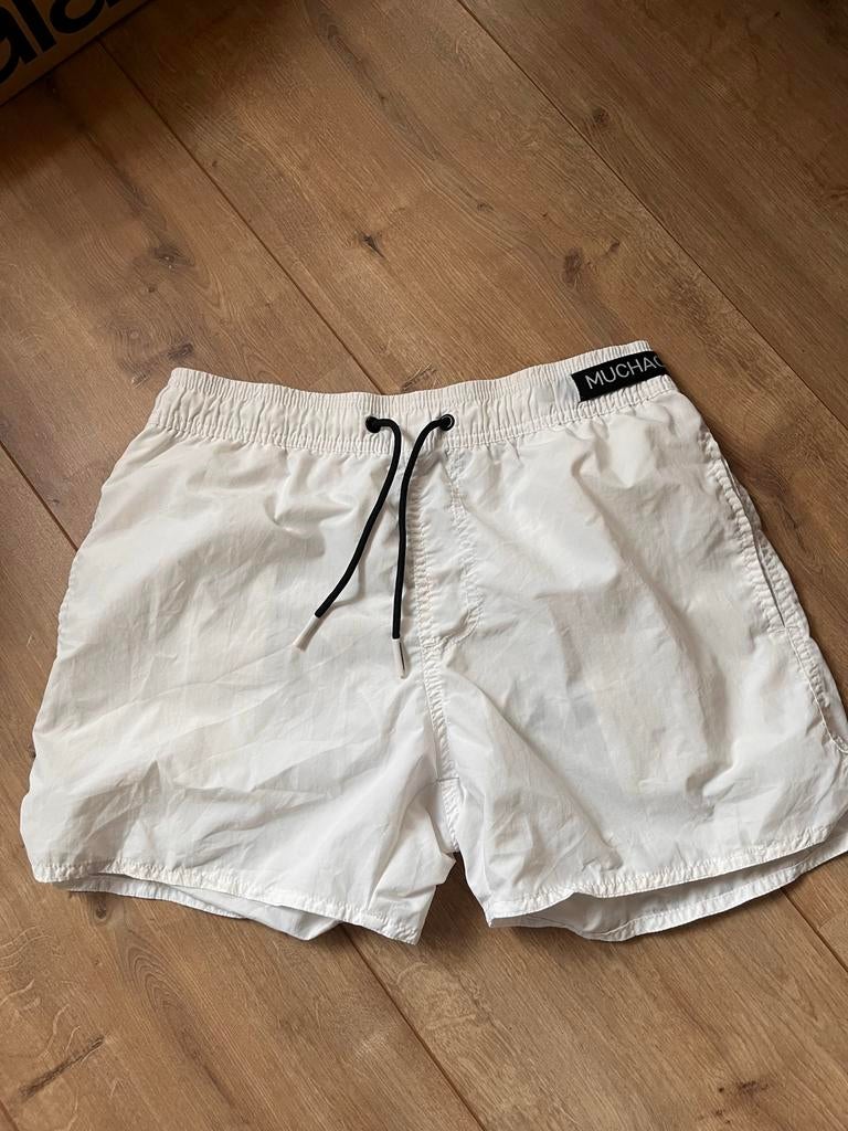 Muchachomalo zwemshort wit - Maat S, Kleding | Heren, Badmode en Zwemkleding, Ophalen of Verzenden, Maat 46 (S) of kleiner, Wit