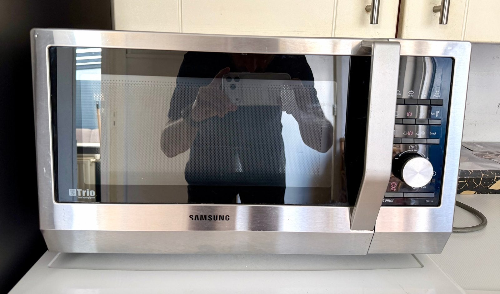 Samsung Combi Magnetron!, Combimagnetron, Gebruikt, 60 cm of meer, Grill