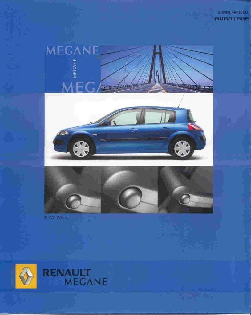 Renault Megane Avantage (actiemodel) (juli 2005), Ophalen of Verzenden, Nieuw, Renault