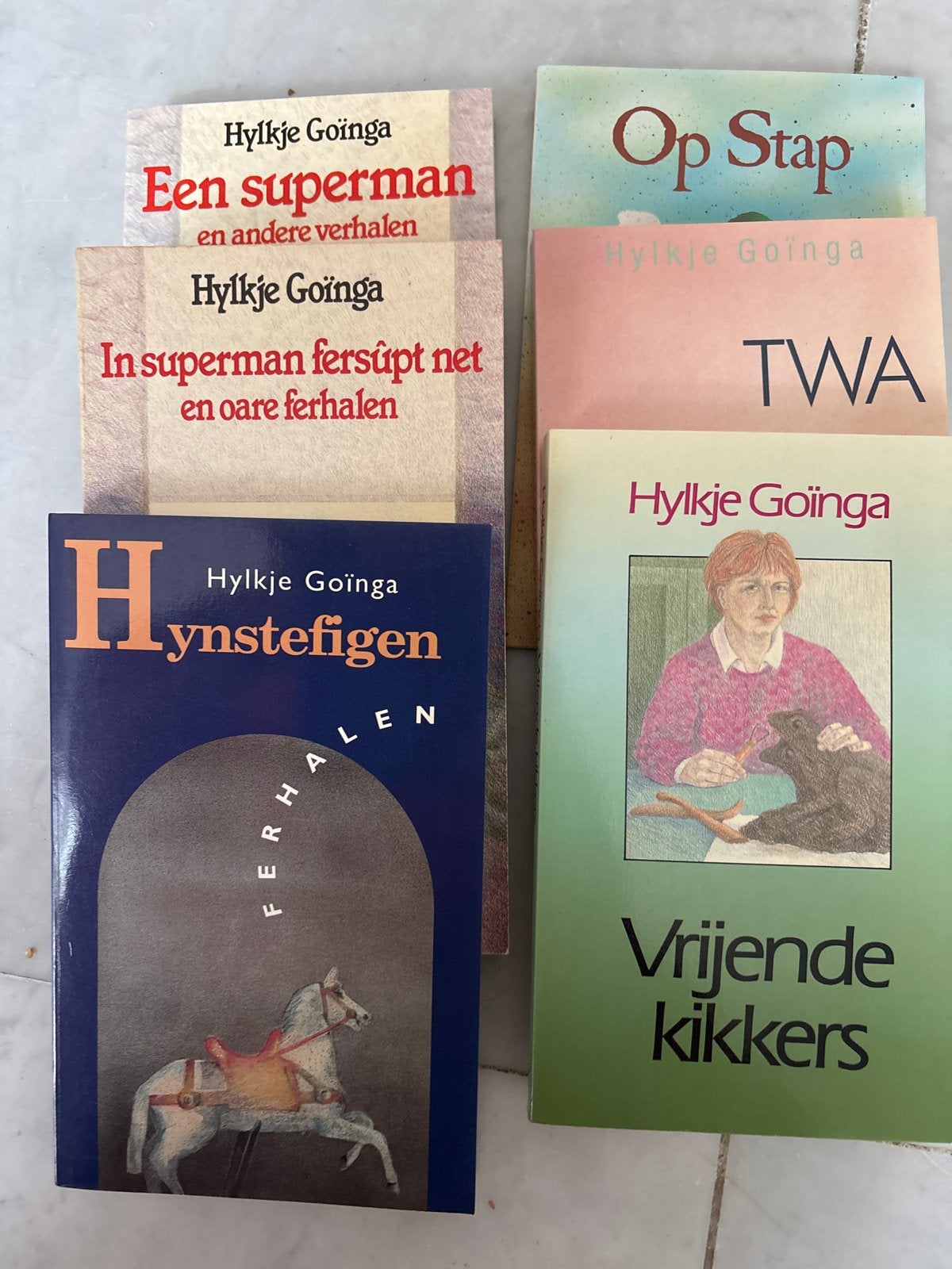6  boeken  Hylkje Goïnga - Diverse fries en nederlands, Ophalen of Verzenden, Gelezen, Nederland