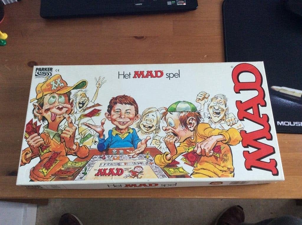 Het MAD magazine spel, vintage bordspel goede staat 1979., Een of twee spelers, Ophalen of Verzenden, Clipper