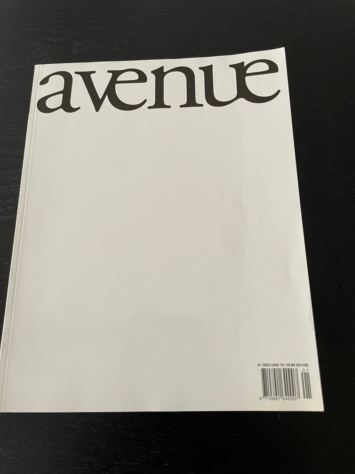 Avenue magazine “DeWitte” van 2001 nr 1, Ophalen of Verzenden, 1980 tot heden, Tijdschrift