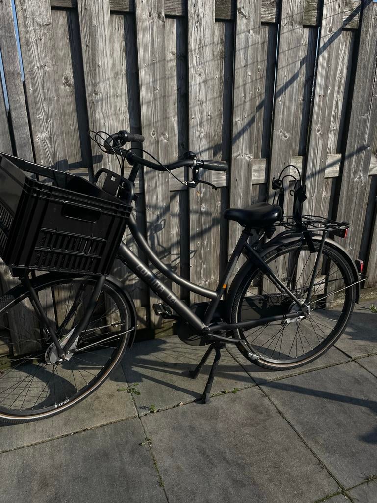 Zo goed als nieuwe fiets met 7 versnellingen met krat en rek, Ophalen of Verzenden, Zo goed als nieuw, Overige merken, Versnellingen