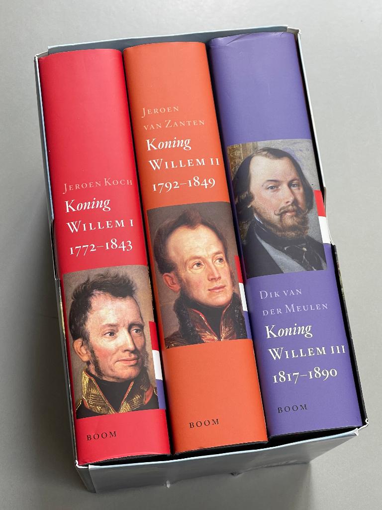Koningsbiografieën - 3 delen Willem I, Willem II, Willem III, Ophalen of Verzenden, Zo goed als nieuw, Nederland, Tijdschrift of Boek