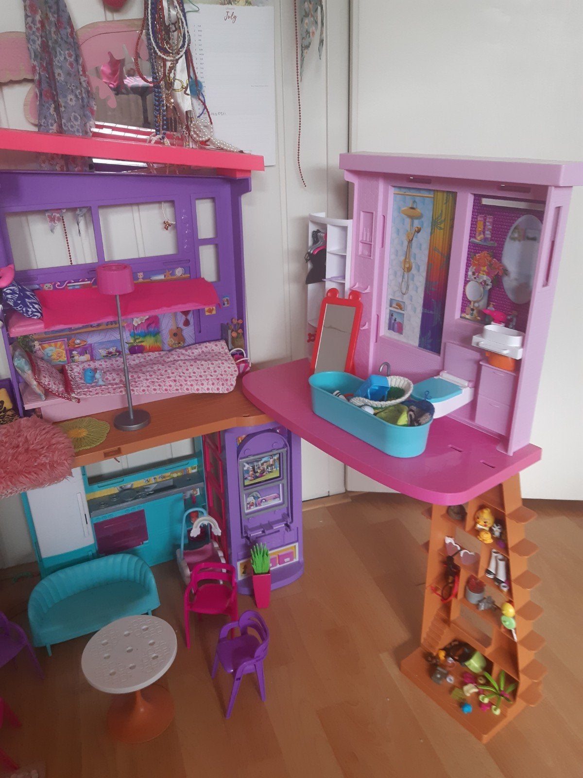 Barbie Droomhuis met Meubels en Accessoires, Ophalen, Gebruikt, Barbie